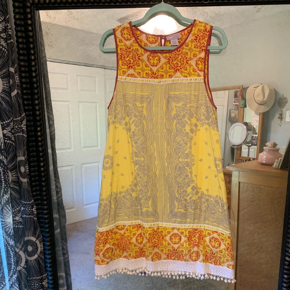 Yellow Summer Shift Dress